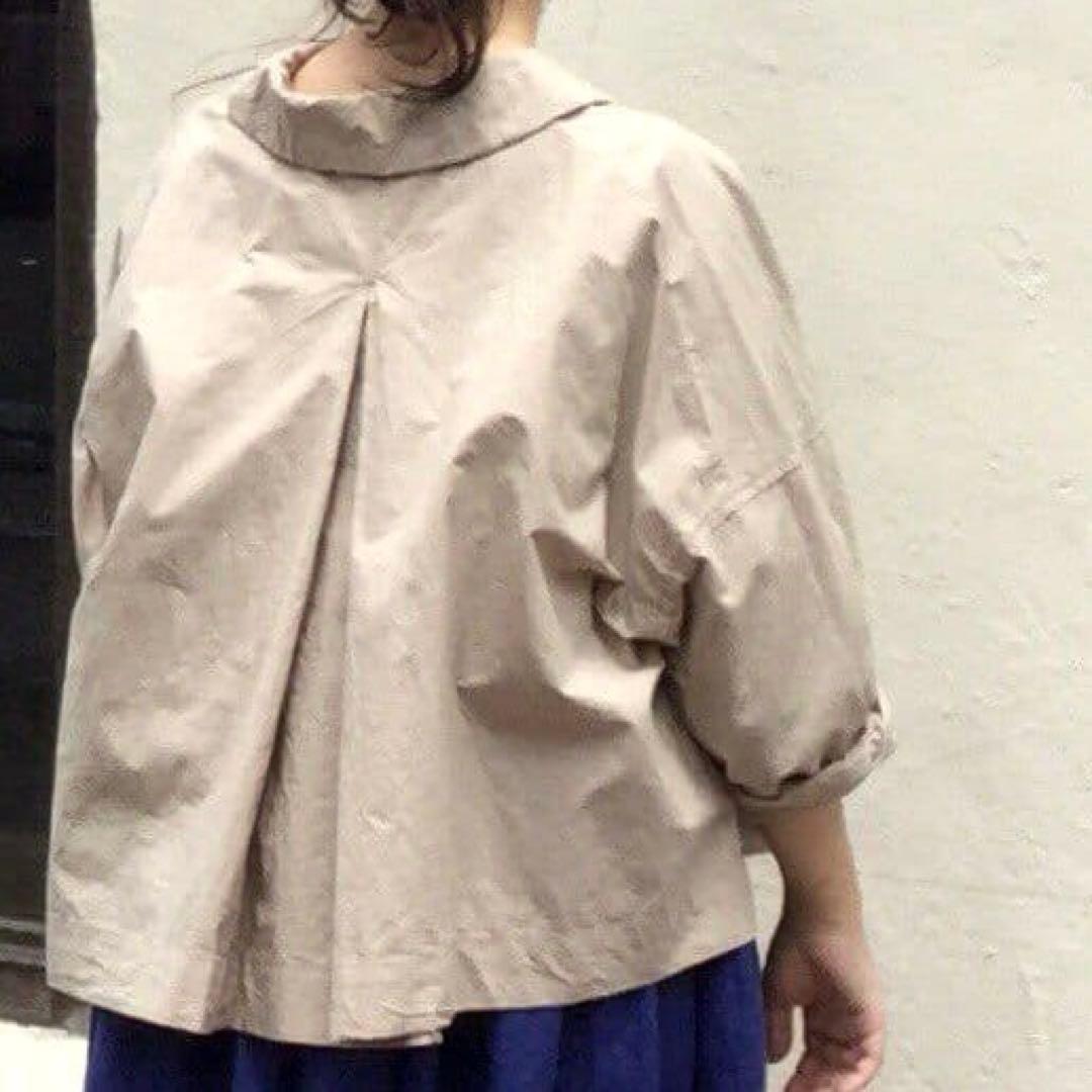nestRobe コットンラミー 衿付きショートブルゾン です(´◡` )♩