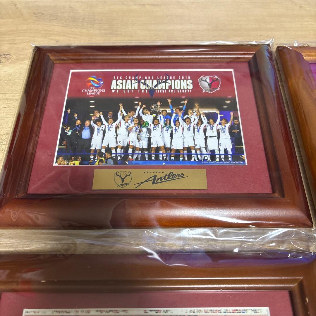鹿島アントラーズ　優勝記念フォトフレーム　4個セット