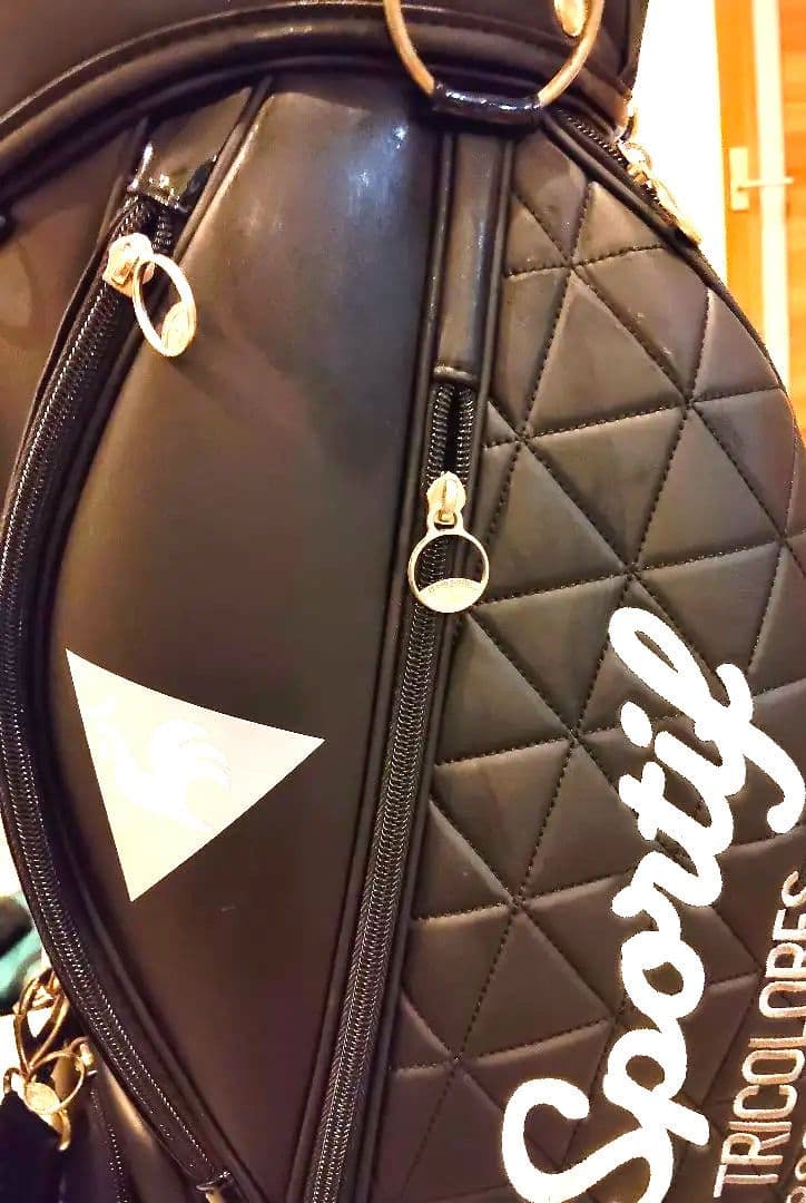Le Coq Sportif ゴルフバッグ ブラック