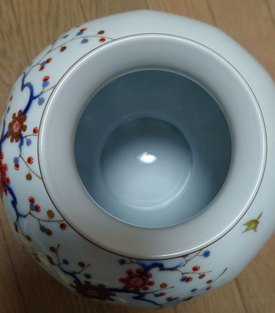 有田焼　花瓶　宮内庁御用達　深川製磁　木箱