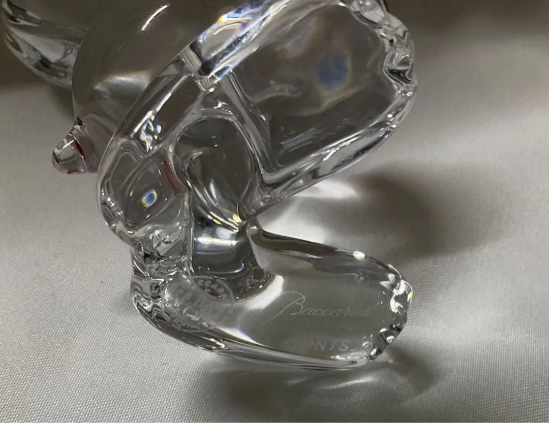 Baccarat スヌーピー クリスタルフィギュア