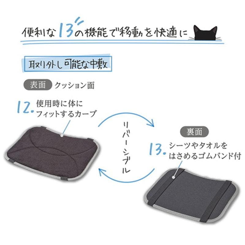 Add Mate アドメイト ペット用多機能お出かけリュック グレー 犬 猫