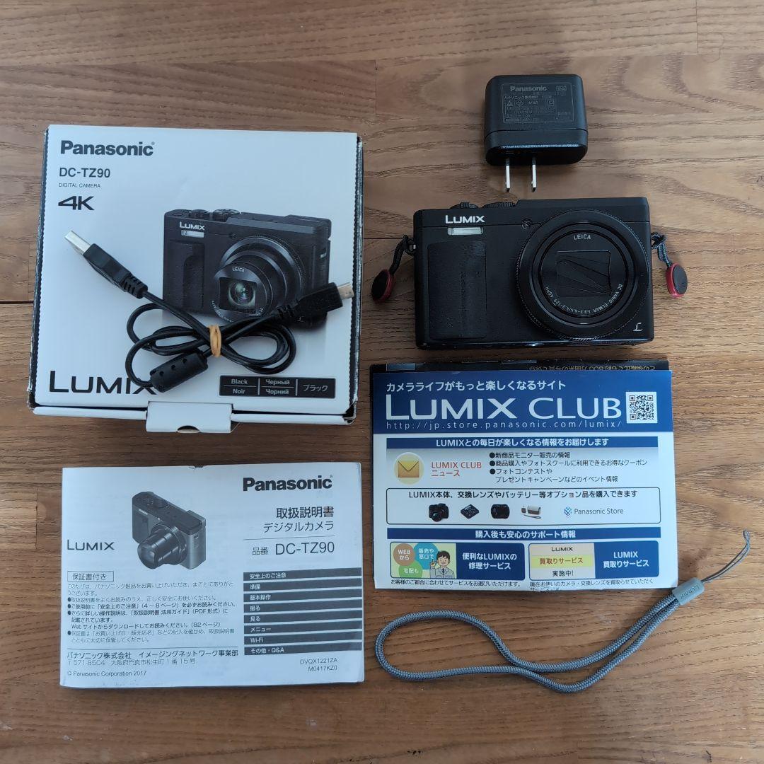 Panasonic LUMIX DC−TZ90+Peak Designストラップ