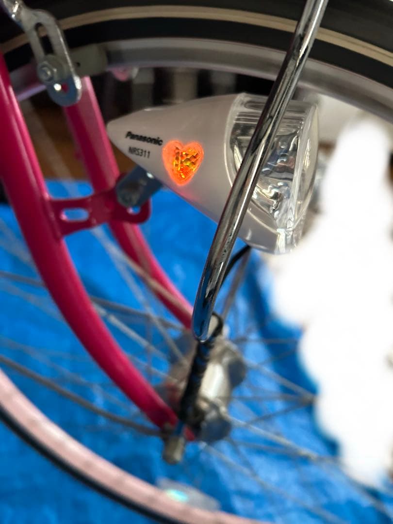 女の子　24インチ　自転車　ピンク　ガールズ　ラボ　ラブリー　ヘルメット