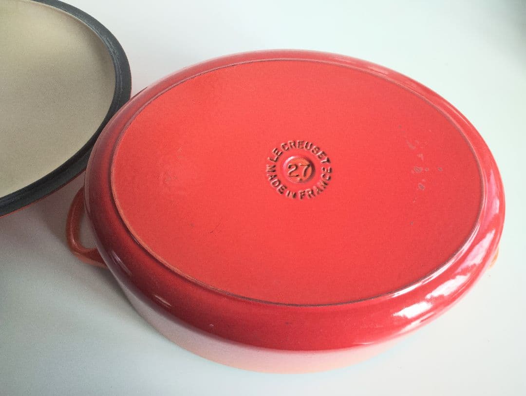 LE CREUSET オーバル鍋 27cm オレンジ