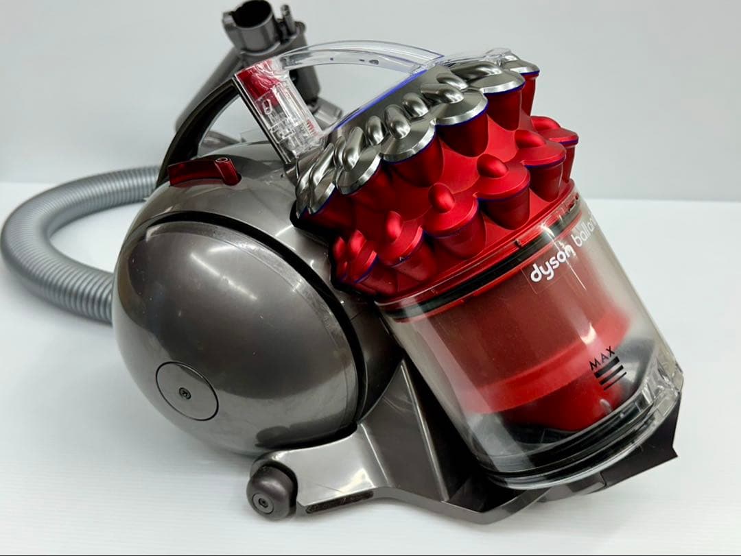 動作保証　中古　赤　ダイソン　CY25 掃除機　本体　ホース　ダストケース付き