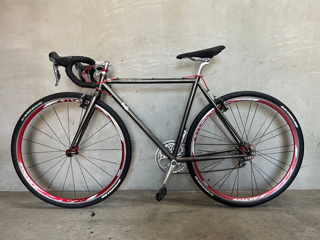 ロードバイク　FUJI FEATHER フジフェザーCX 700c クロモリ