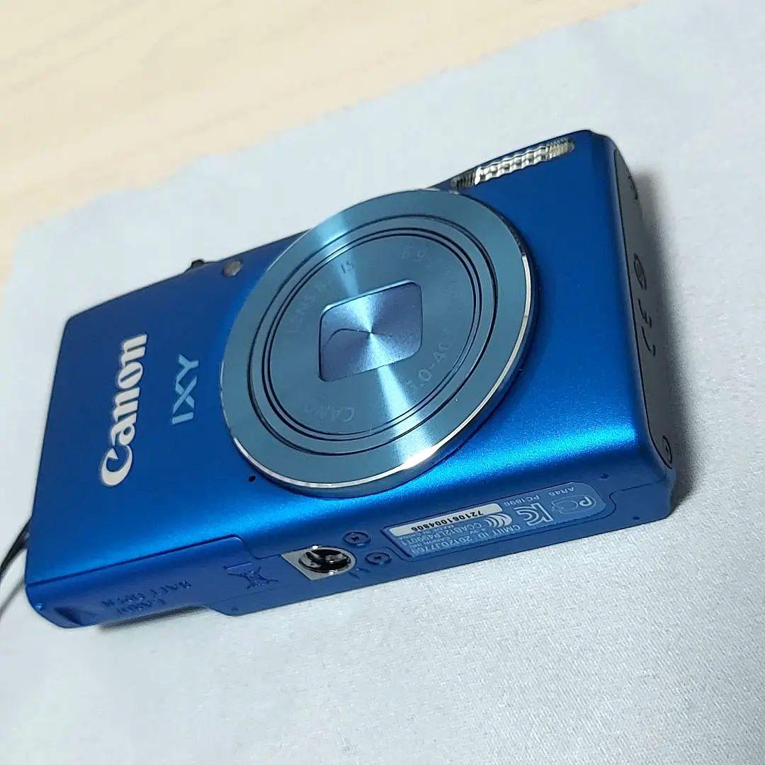 【美品】Canon デジカメ IXY100F ブルー