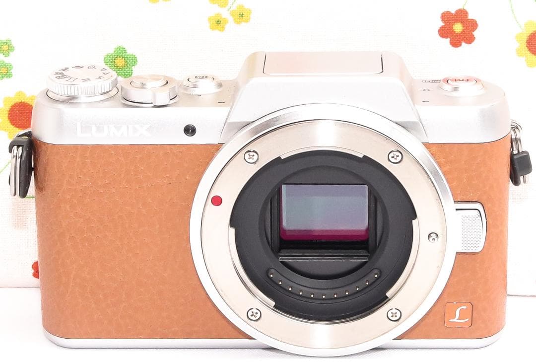 パナソニック LUMIX GF7 ☆大人気ブラウンカラー☆WIFI転送＆自撮り