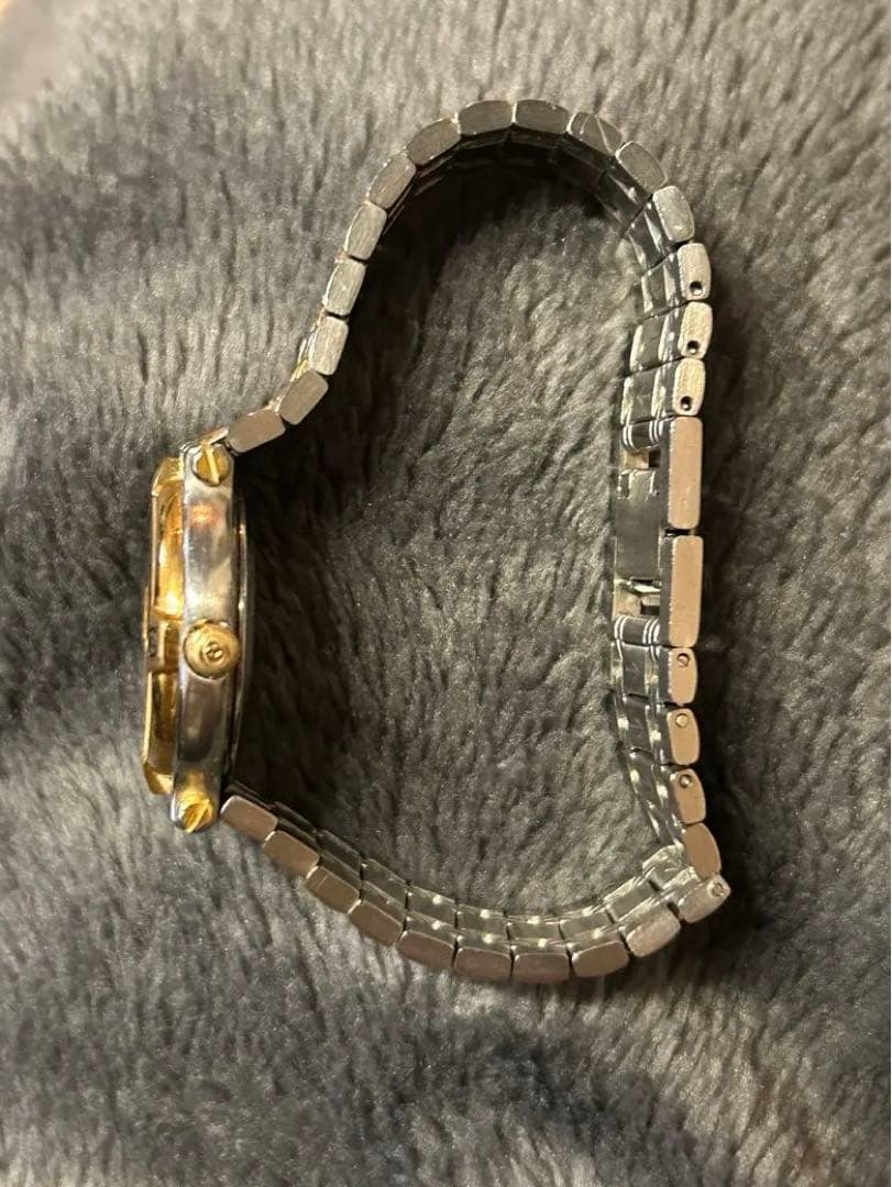 GUCCI デイト 9000L gg柄 ゴールドベゼル 腕時計 コンビ