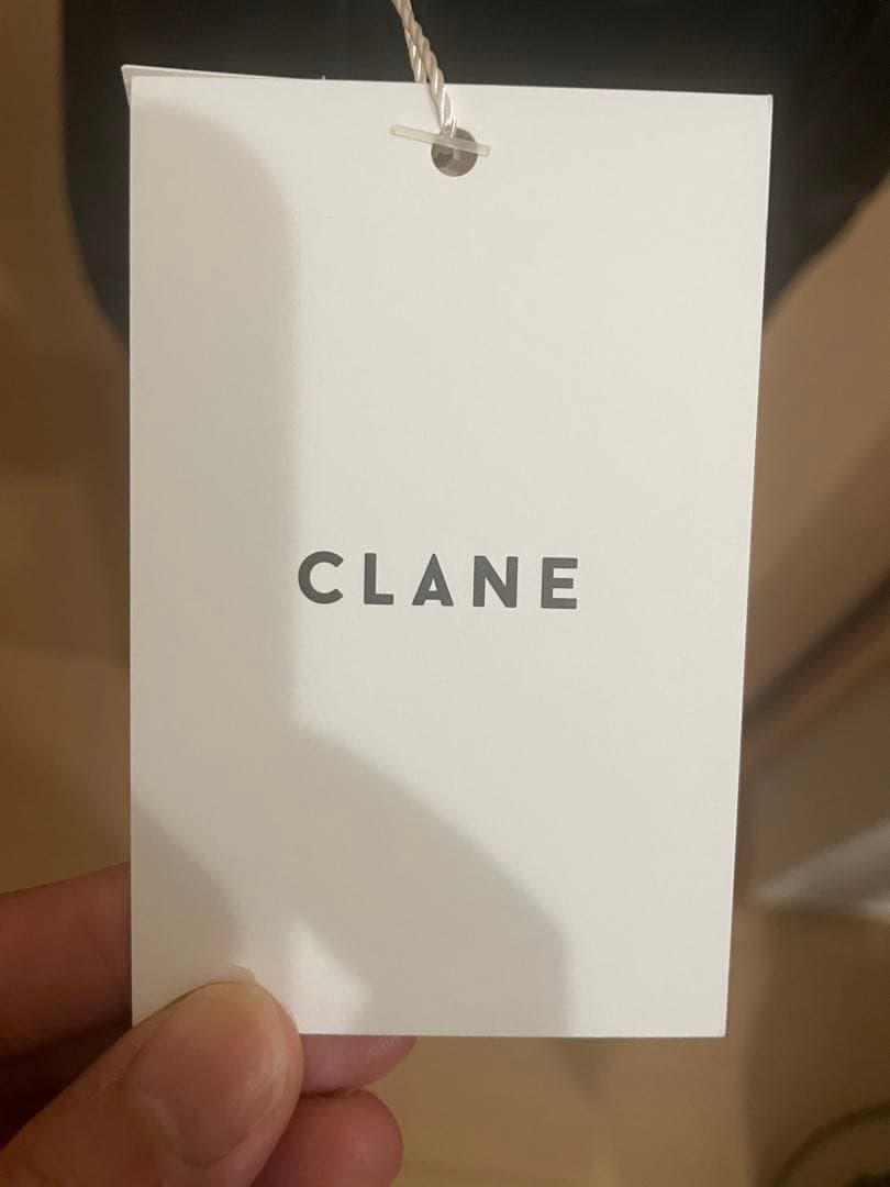 トップス CLANE drape satin camisole tops