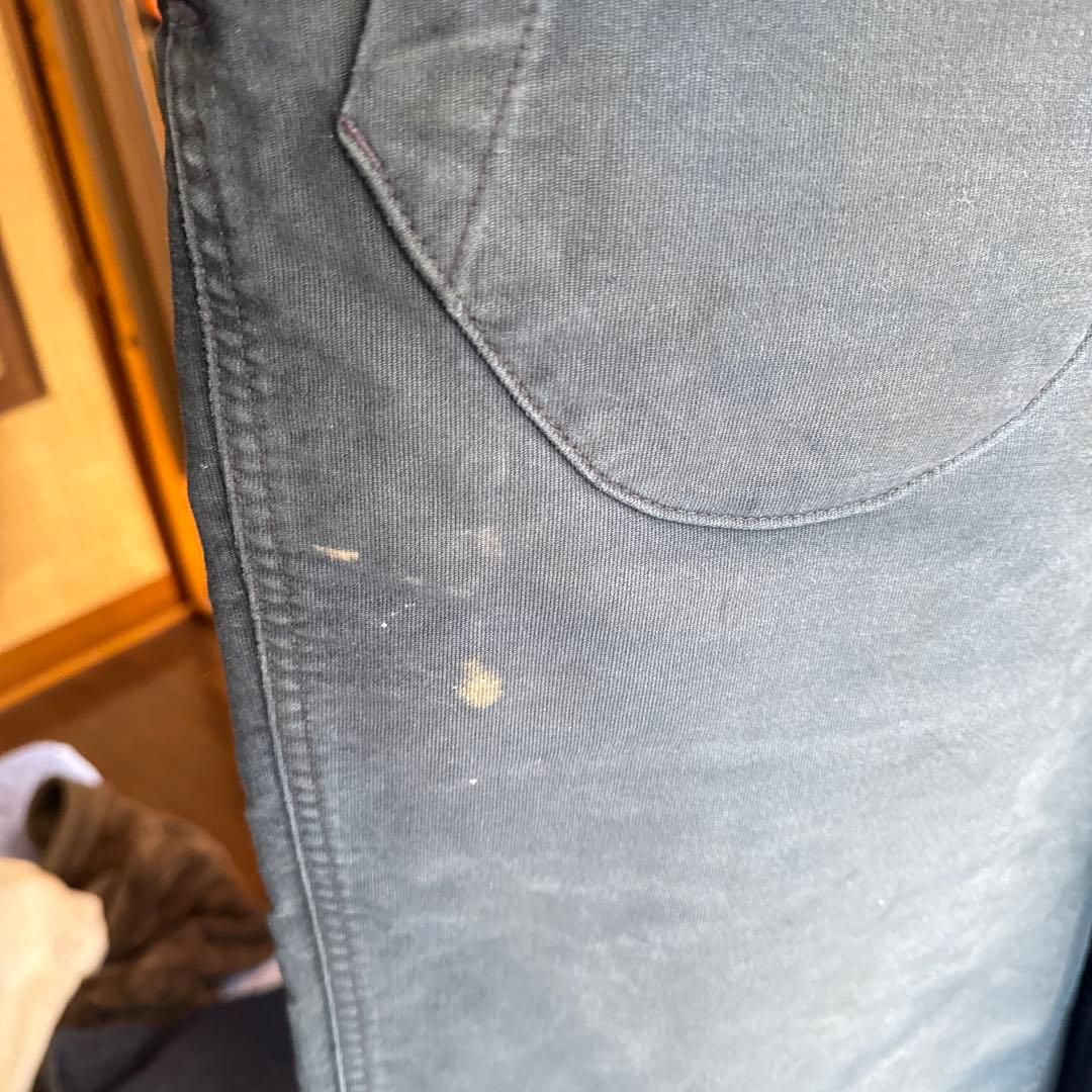 フェローズ FHERROW’S NAVYデッキオーバーオール　デッキパンツ　黒