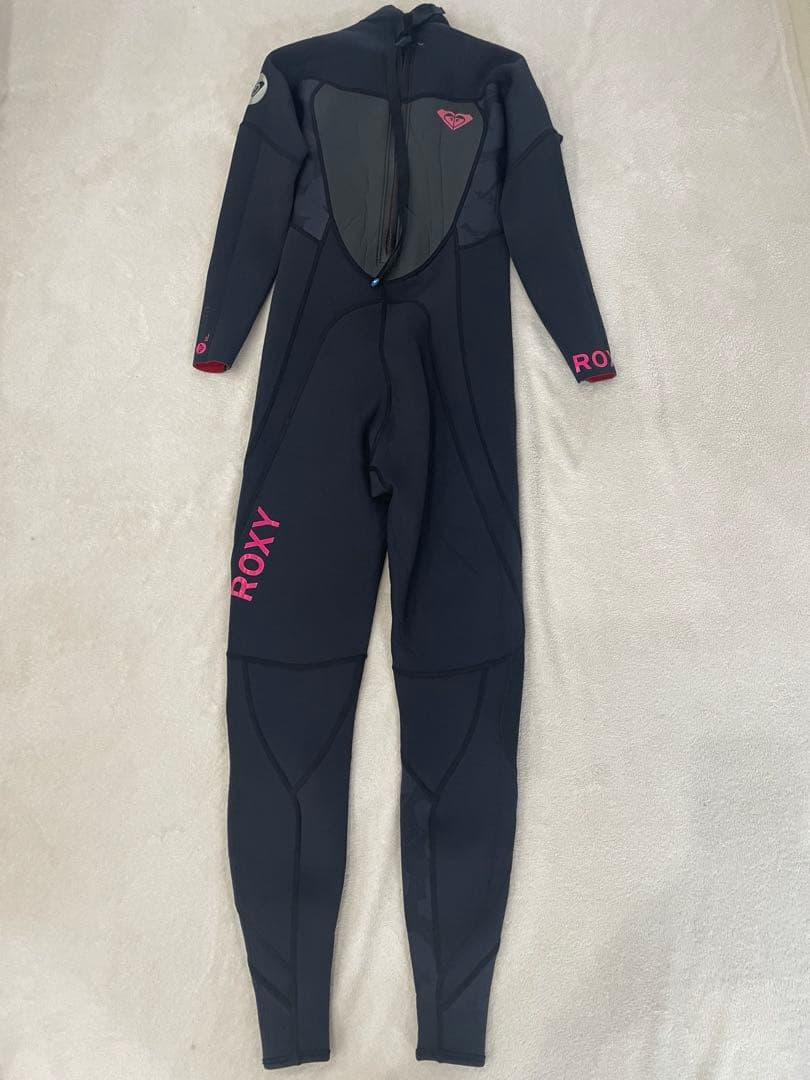 ロキシー ウエットスーツ　フルスーツ ブラック ピンク