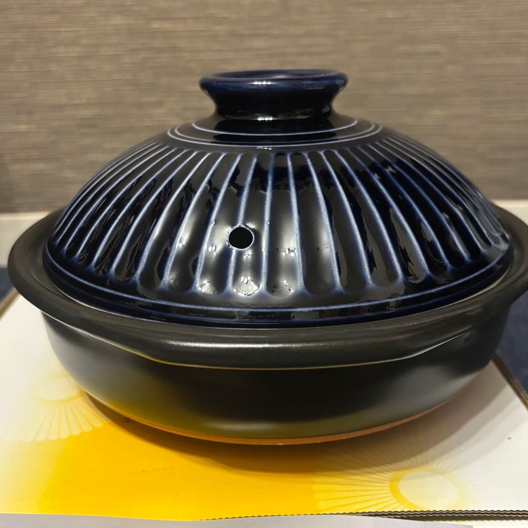 Kikka 菊花 土鍋 ８号 2人用 陶器製 セラミック 調理器具 萬古焼