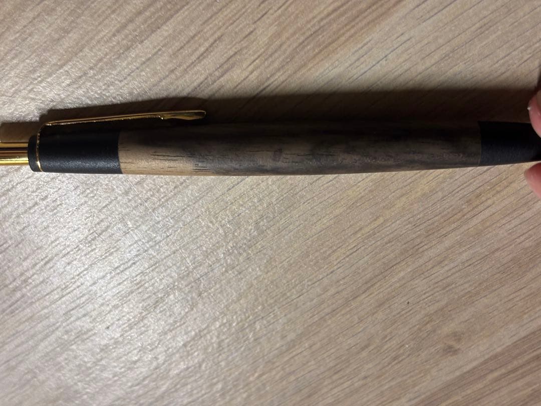 ボナンペン　普通黒柿軸　0.5mmシャープペンシル