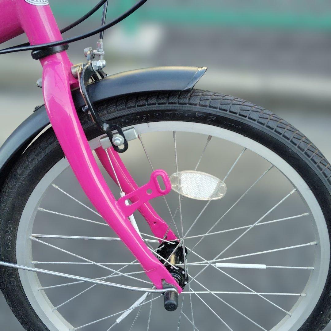 ARCHNESS 折りたたみ自転車 ピンク
