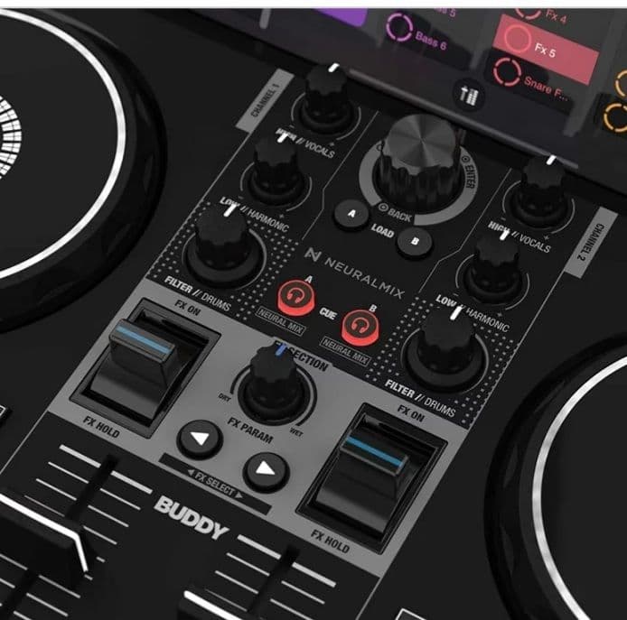 BUDDY djay対応2チャンネルDJコントローラー　リループ