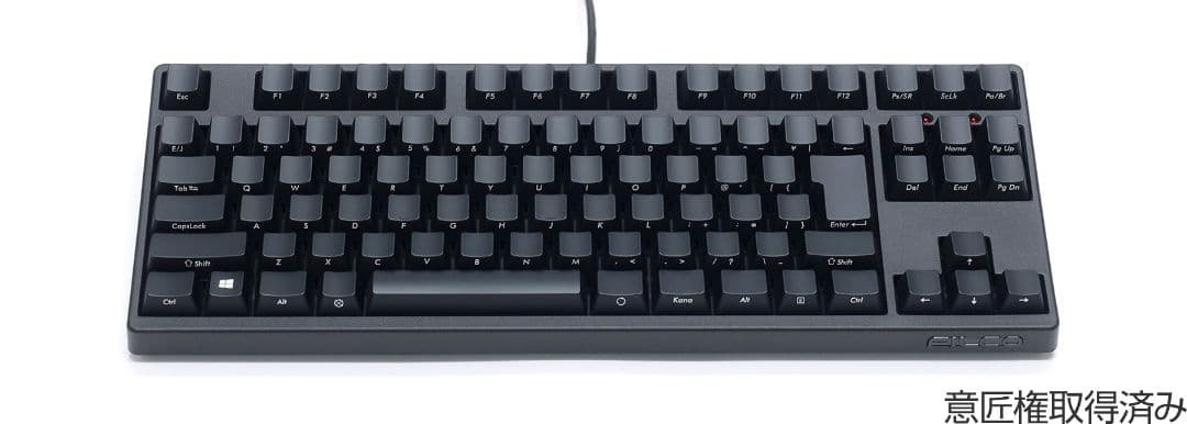 Majestouch BLACK　FILCO　黒軸　テンキーレス　キーボード