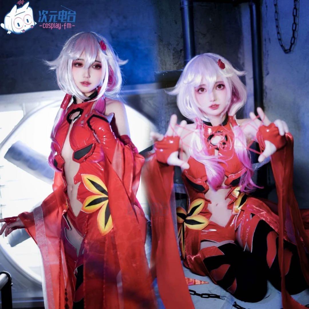 ギルティクラウン　楪祈　楪いのり　コスプレ　L-XLウェイグ付き