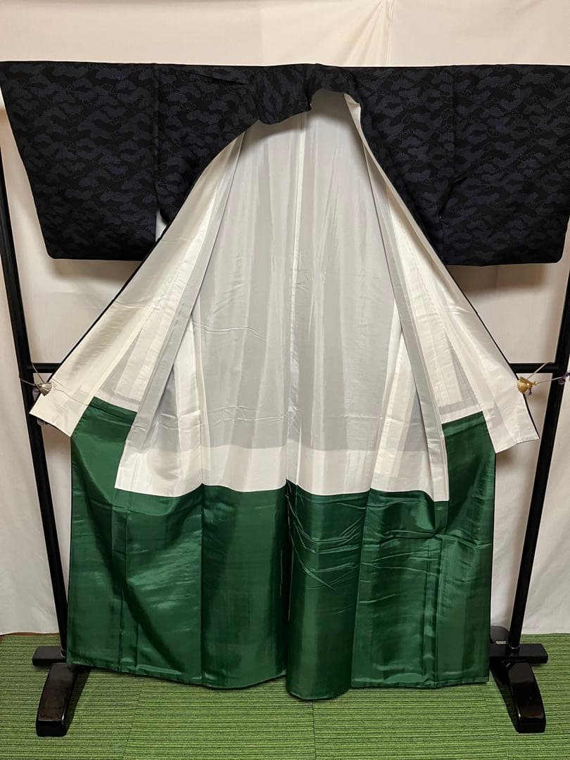 ☘️早い者勝ち☘️【国宝品】●国指定重要無形文化財●【本結城】●地機●手括●紬●