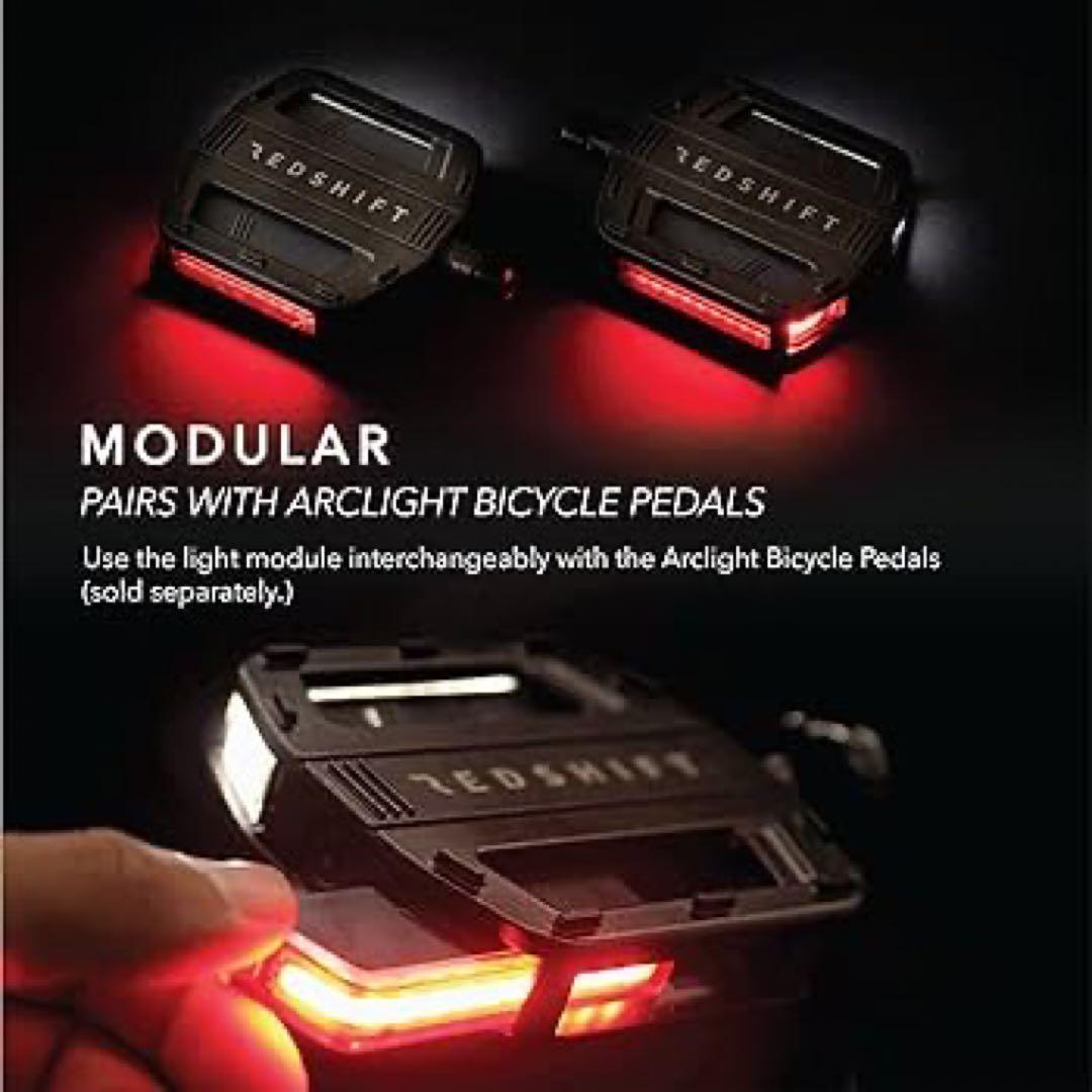 Redshift ライト内蔵ペダル Arclight MTB マウンテン 美品
