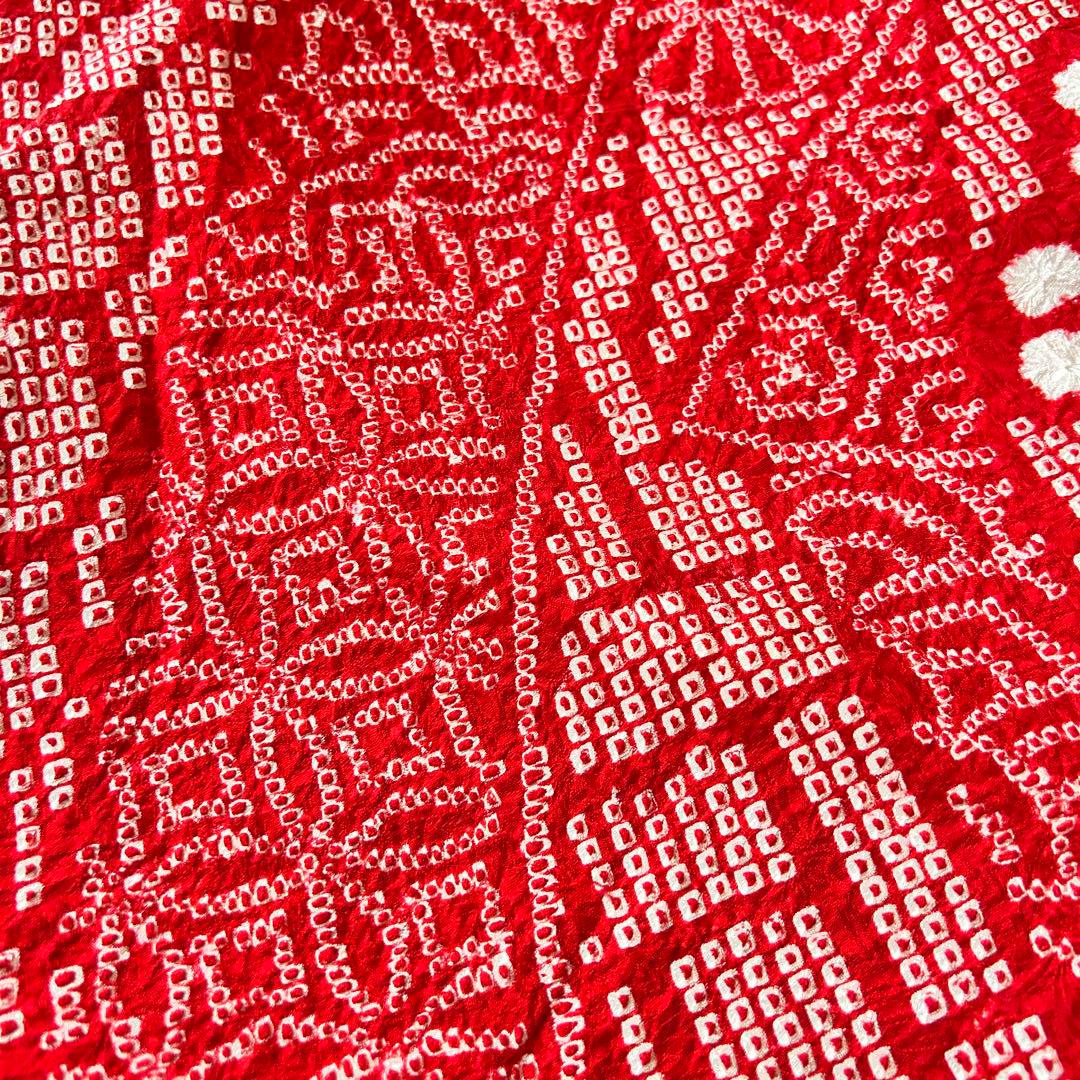 miya 七五三 総絞り 着物 長襦袢 正絹 被布 三歳 753 金駒刺繍