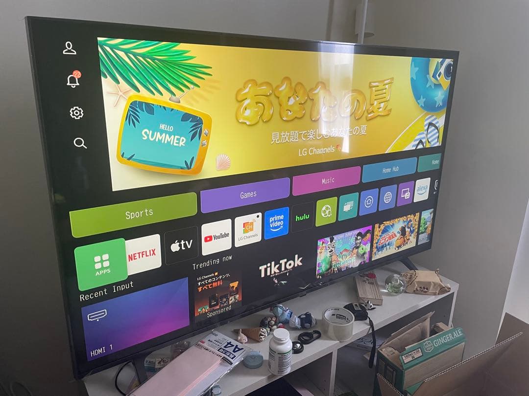 LG 液晶テレビ 55V型 55UR8000PJB（4K／2023年モデル)