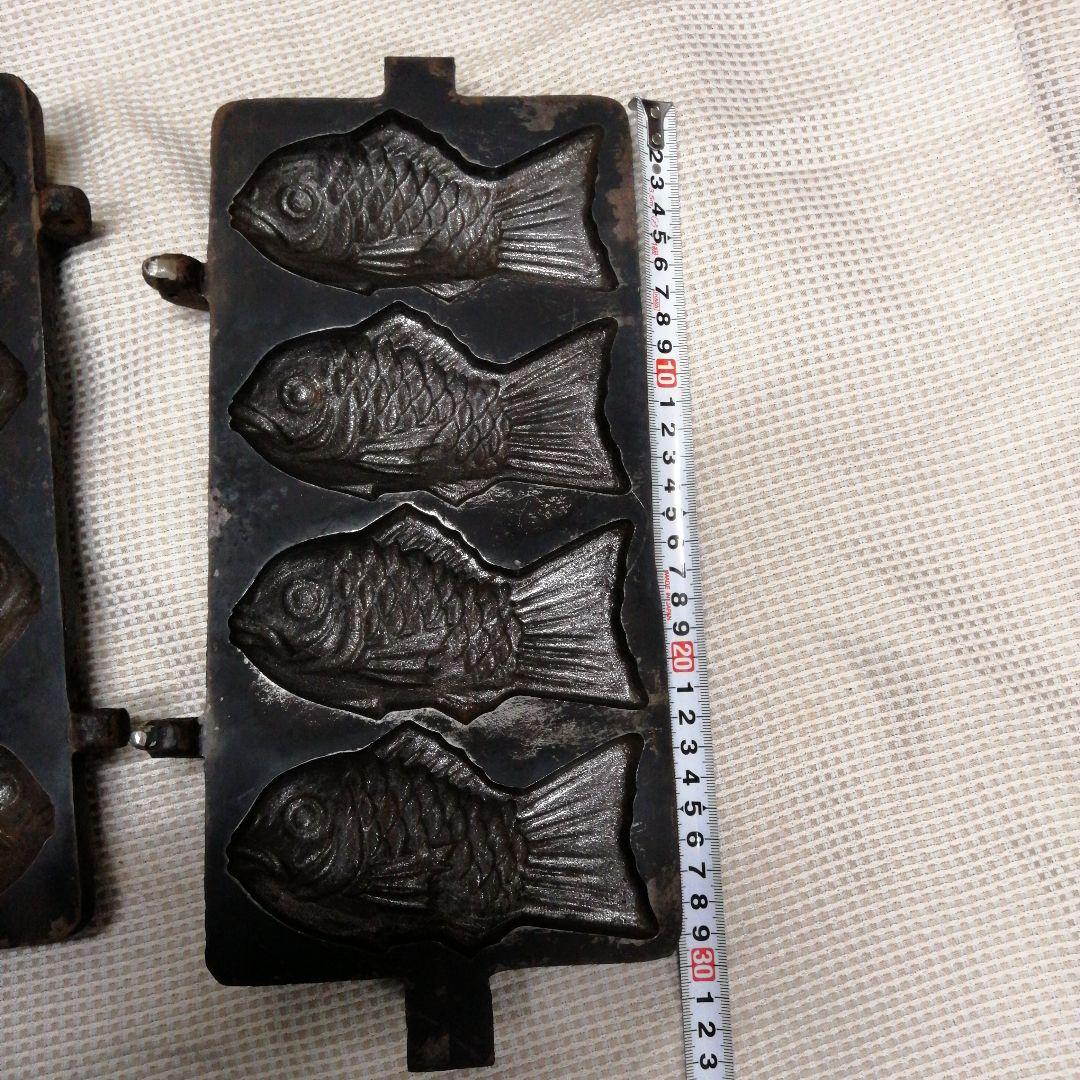業務用　たい焼き器　鯛焼き器　鋳物　鉄製