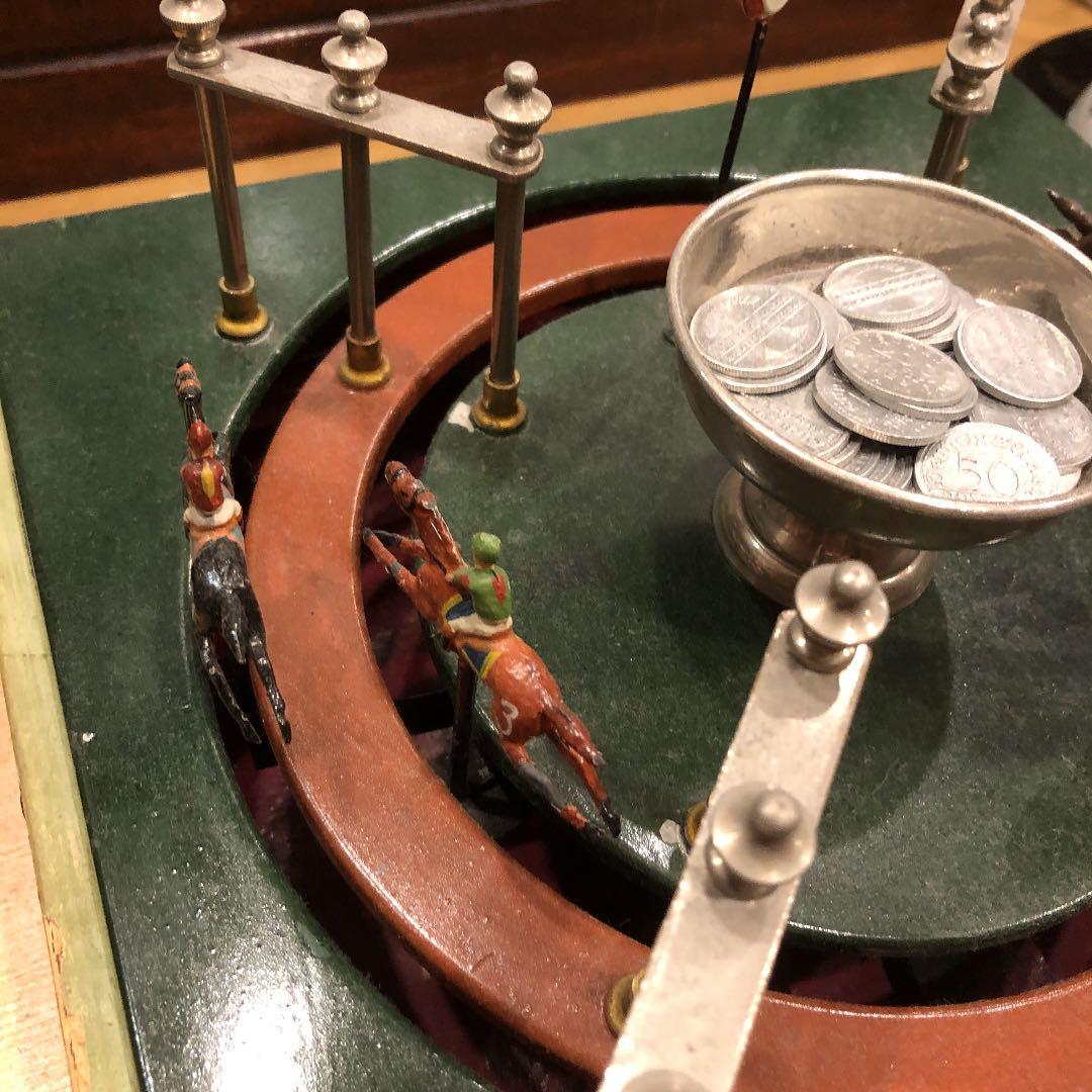 T・I　アンティーク　ドイツ製　卓上競馬ゲーム機