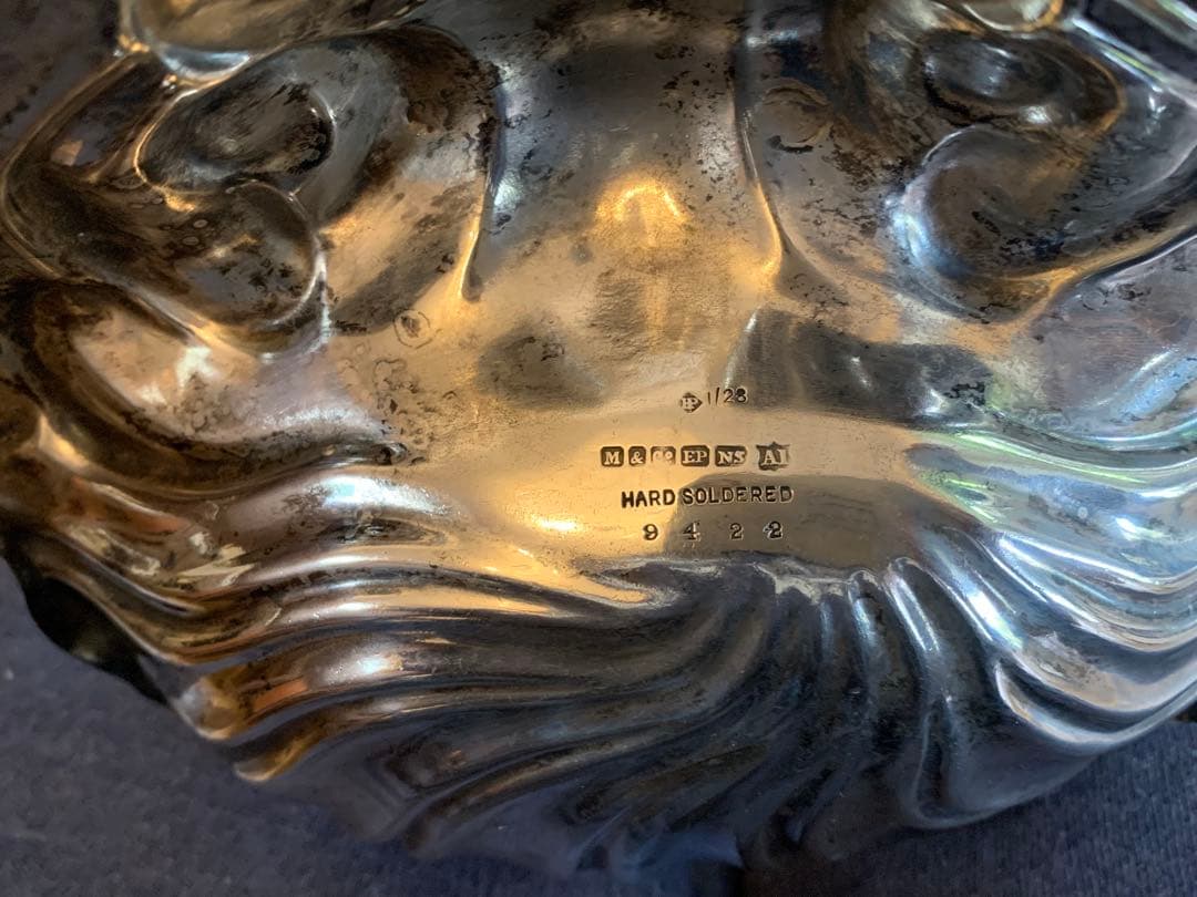 英国アンティーク 銀食器 クイーンアンスタイル アフタヌーンティーセット