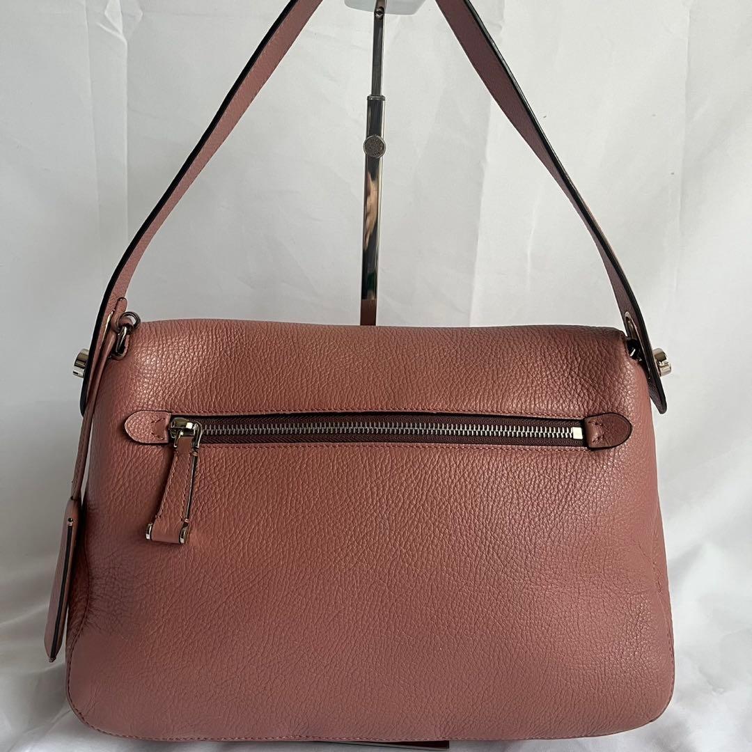 未使用級✨　BALLY ショルダーバッグ　ストライプ　2way レザー