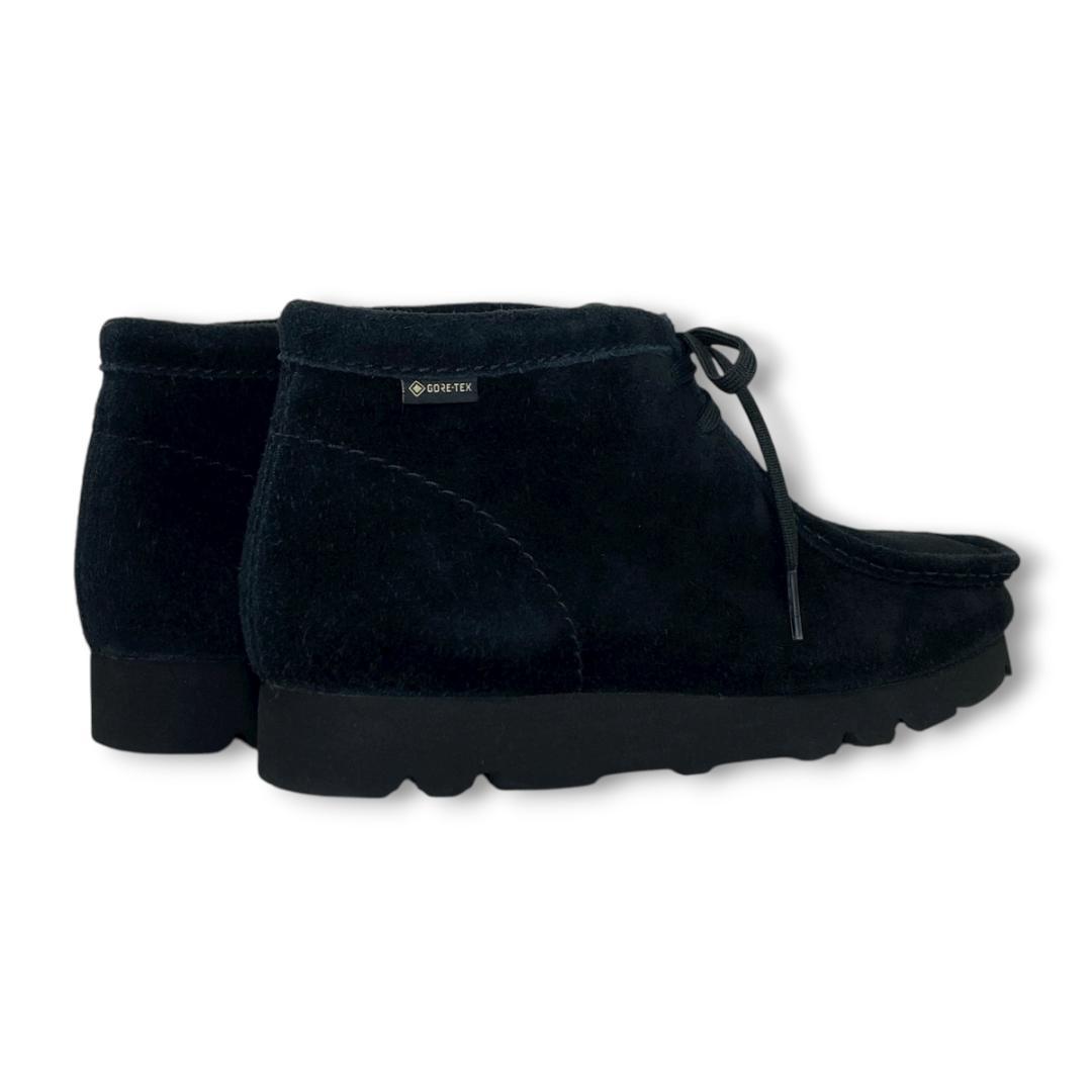 【極美品】クラークス ワラビーブーツ ゴアテックス UK7.5 ブラックスエード