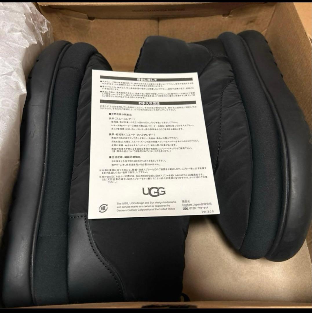 uggブーツ　CLASSICMAXIMINI 黒　25cm 美品