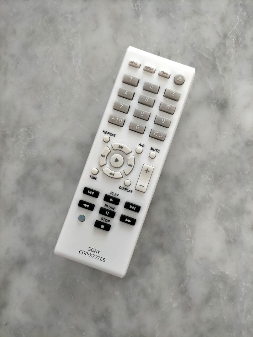 SONY(ソニー)CD用リモコン(remote) 適応機種：CDP-X777ES