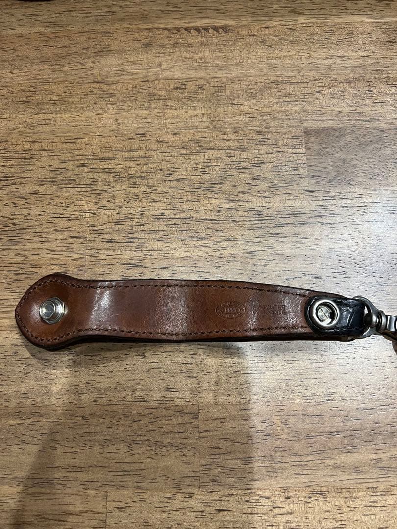 funny ベルトループ　クロコダイル　キーホルダー　ブラック