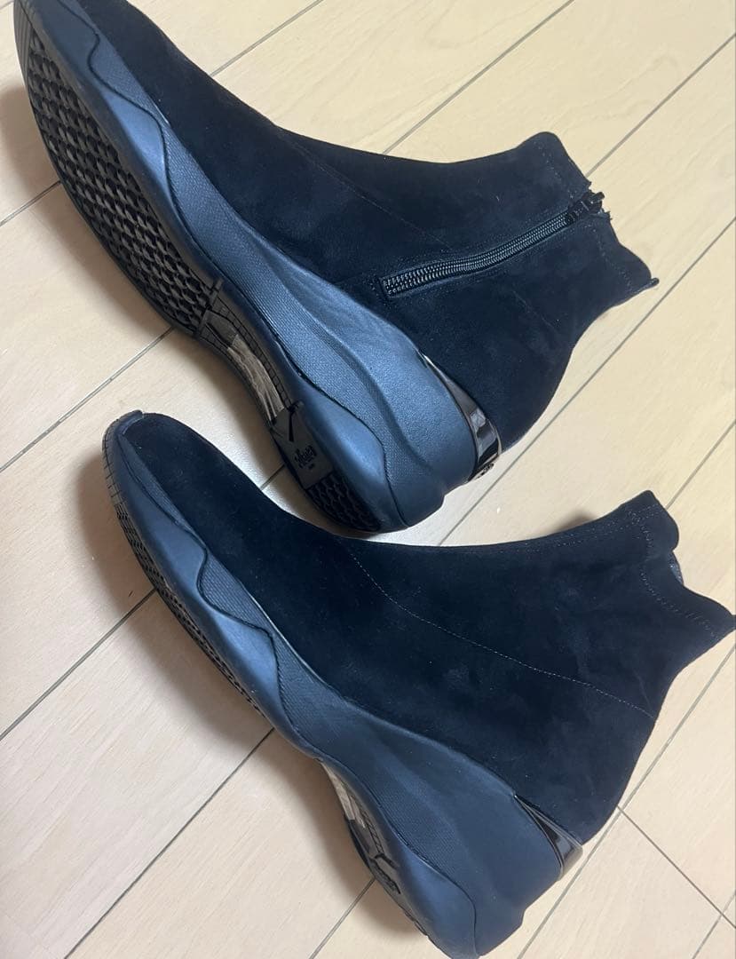 美品　ダイアナ　美脚見えウェッジソールショートブーツ　最終価格