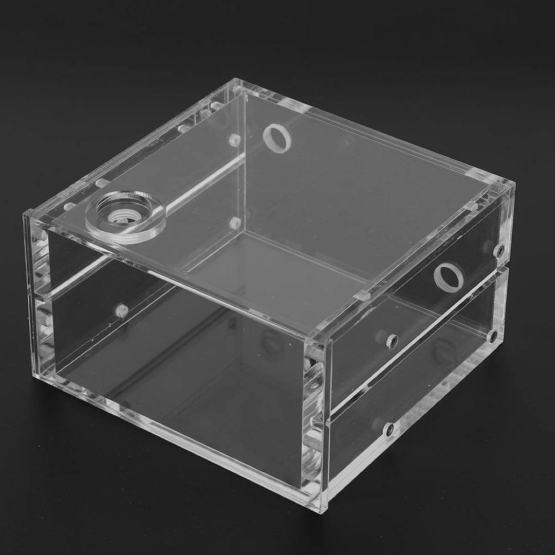 PC ウォーターリザーバー 1.25L 水冷冷却リザーバー すべて透明アクリル
