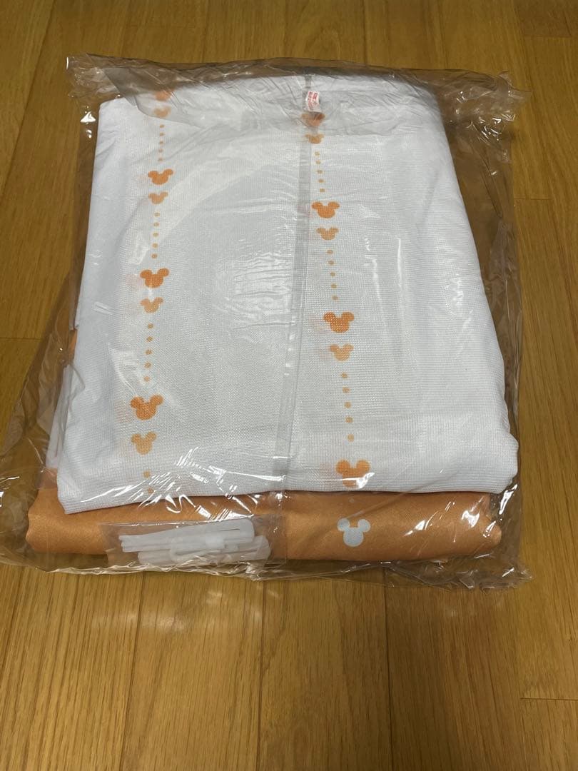ベルメゾン ディズニーカーテンセット オレンジ