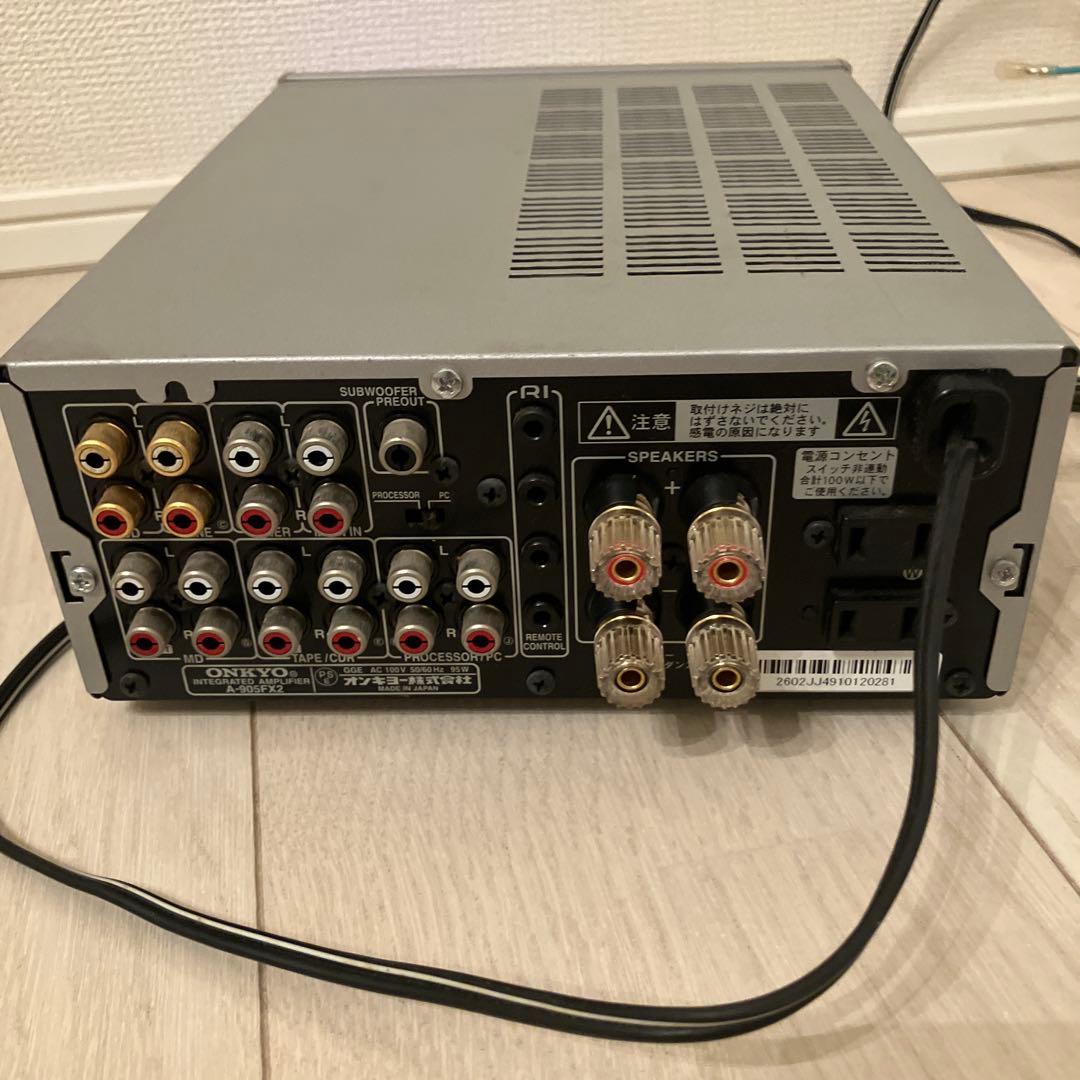 ONKYO オンキョー　a-905fx2 シルバーアンプ　　本体のみ