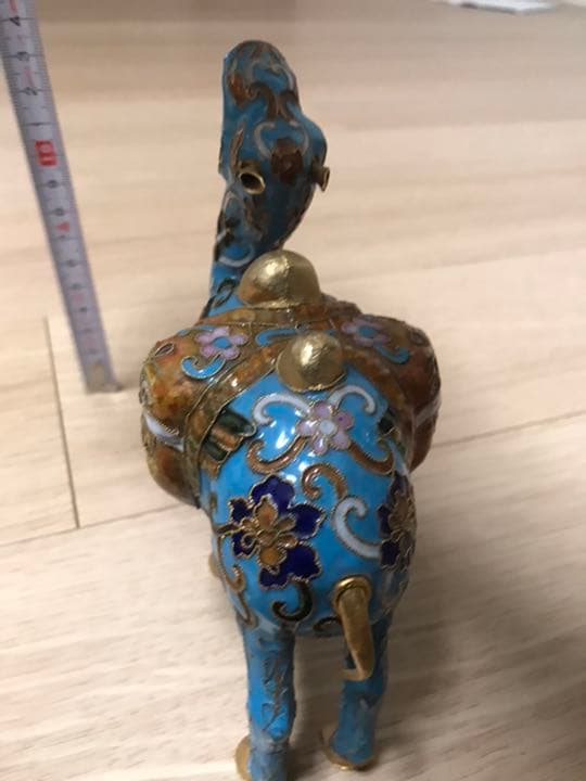 中国  七宝焼き  ラクダ