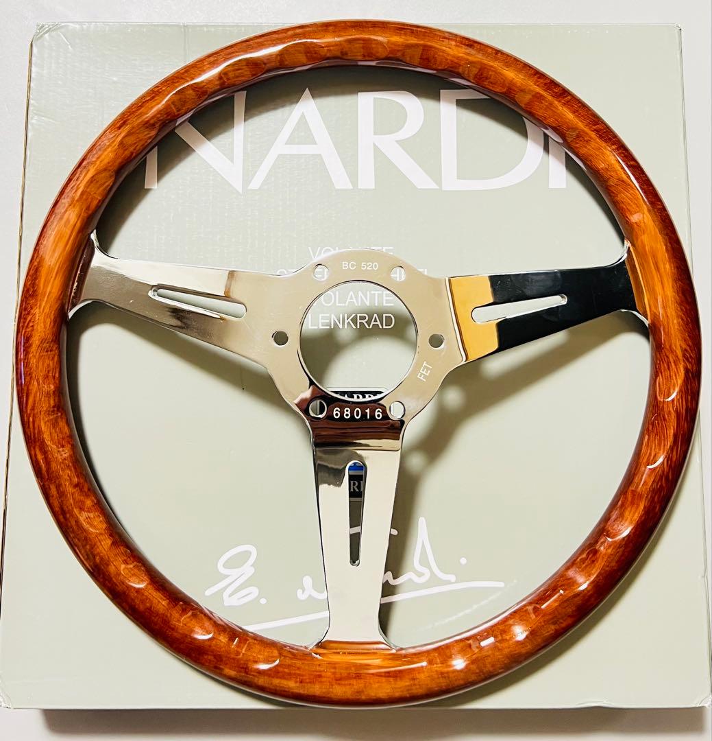 【大特価セール】ナルディ（NARDI）クラシックウッドステアリング　14インチ②