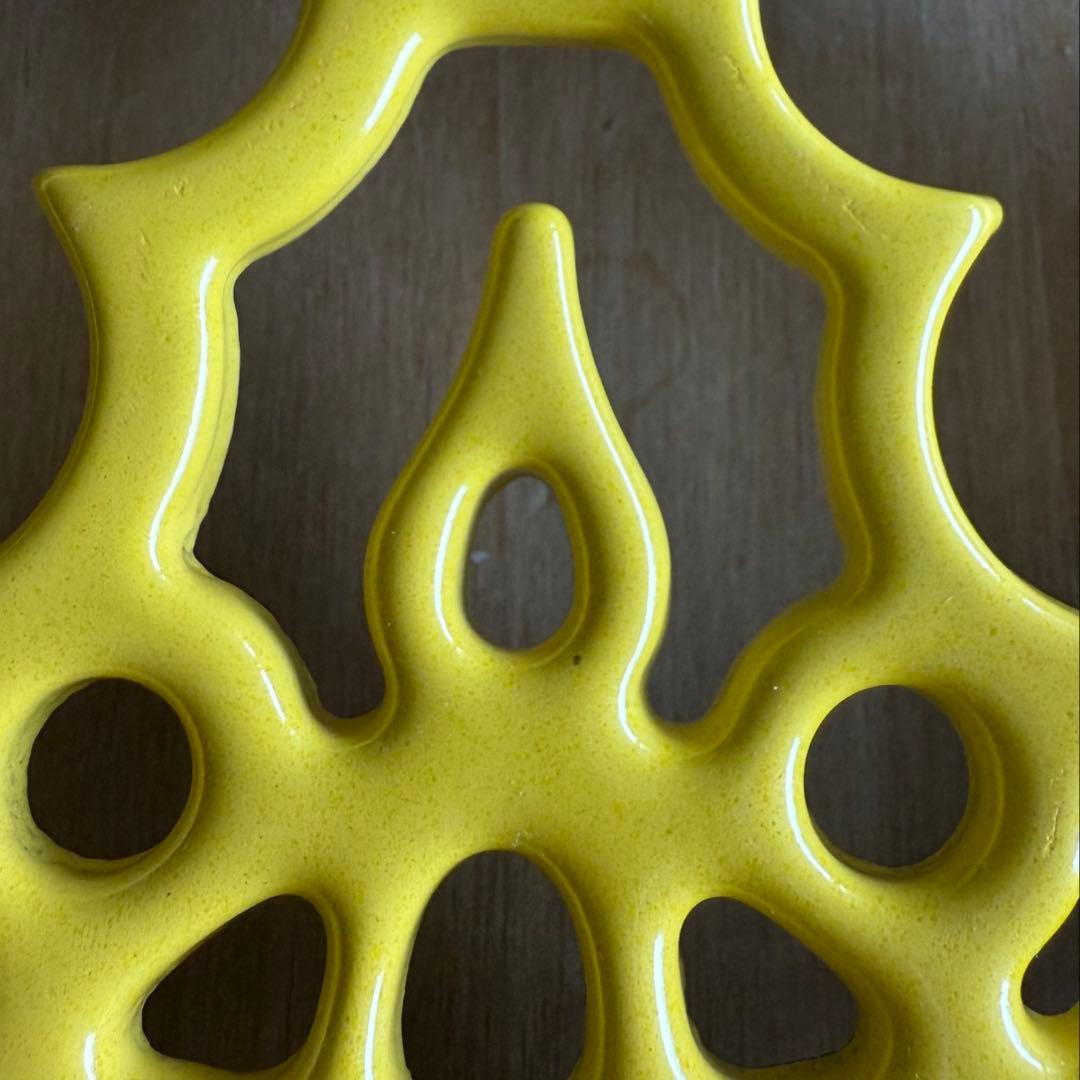 ココ　LE CREUSET 鍋敷き　イエロー　ル・クーゼ