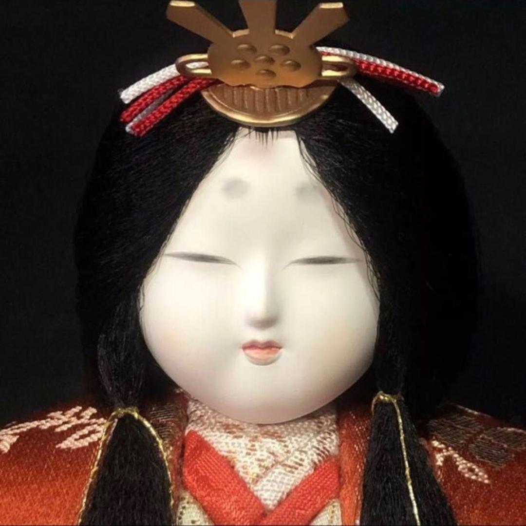 人形専門店蔵出し！ 木目込み人形作家 木村一秀作「大和雛」雛人形 親王飾り