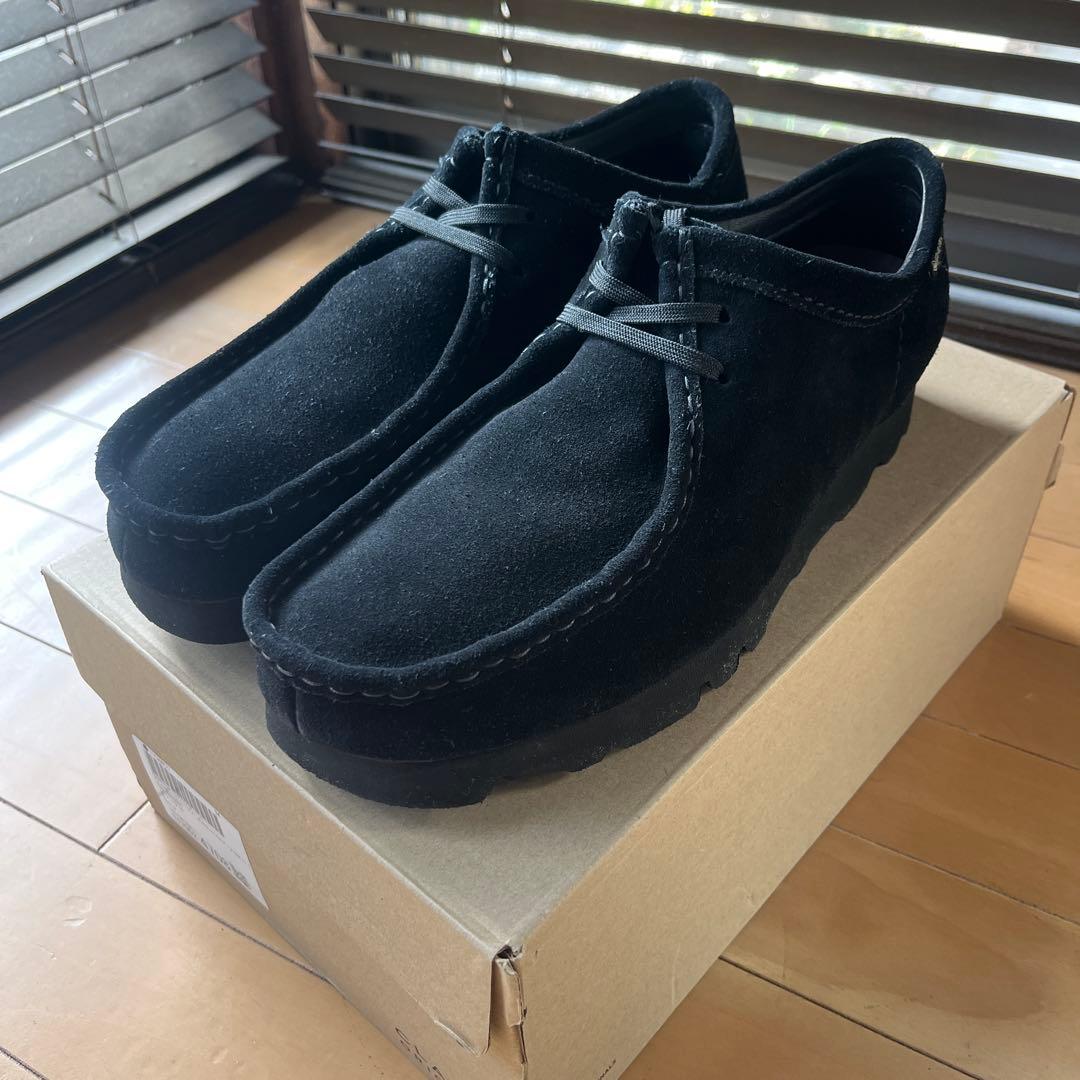 クラークス CLARKS ワラビー gore-tex ブラック　超美品