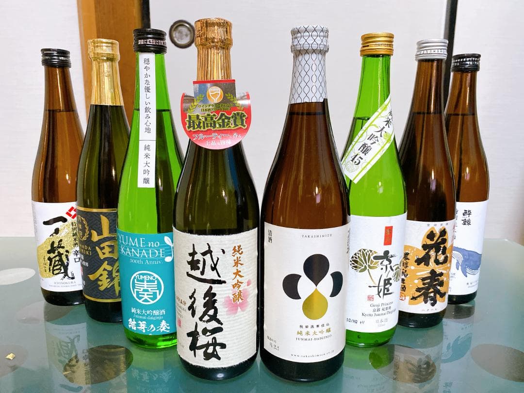 ゆ*！様 日本酒 飲み比べ720ml　8本セット