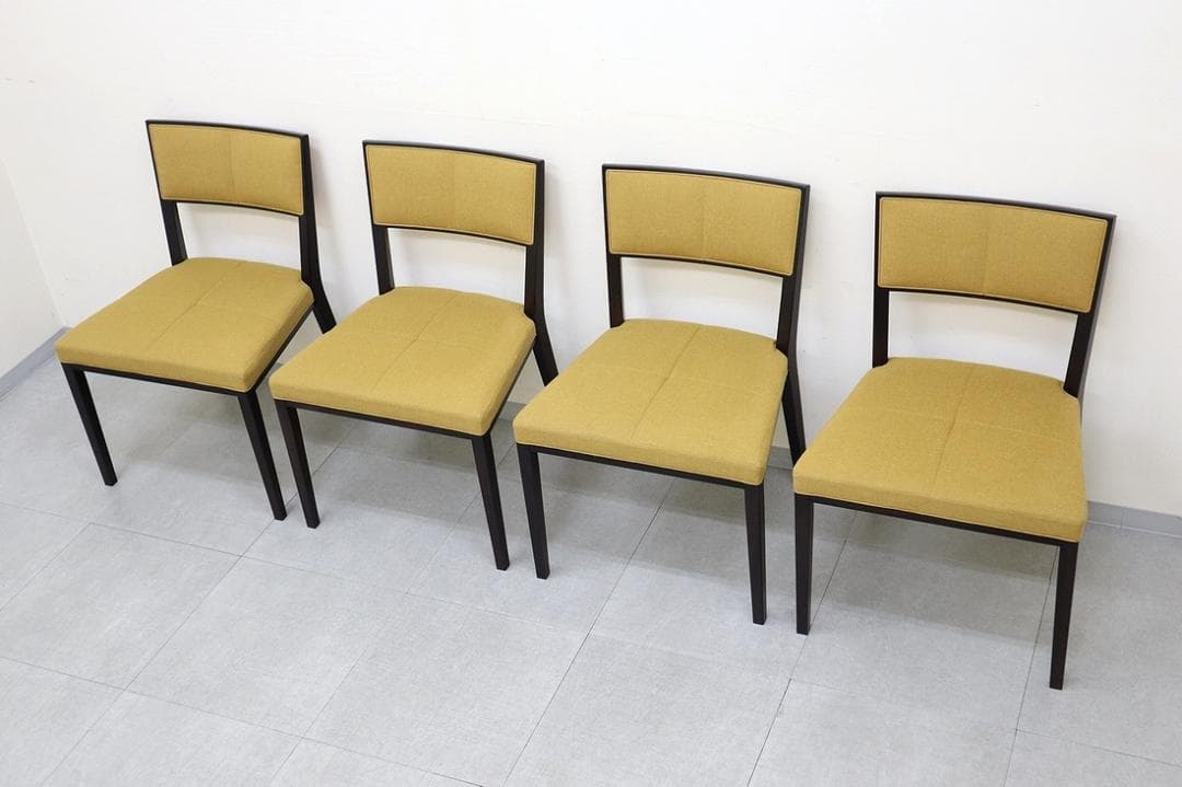 B②4脚セット 美品 TIME&STYLE ダイニングチェア 椅子 旭川家具