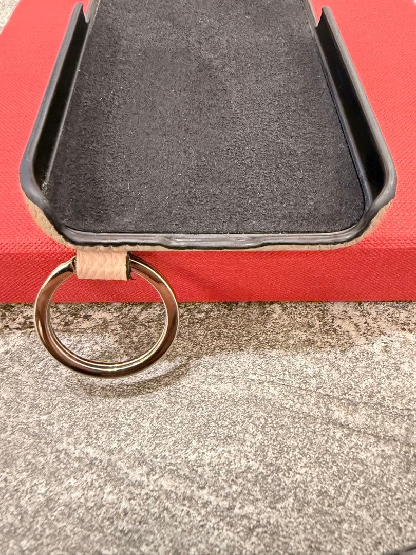 BONAVENTURA グレージュ × シェル iPhone15pro用ケース