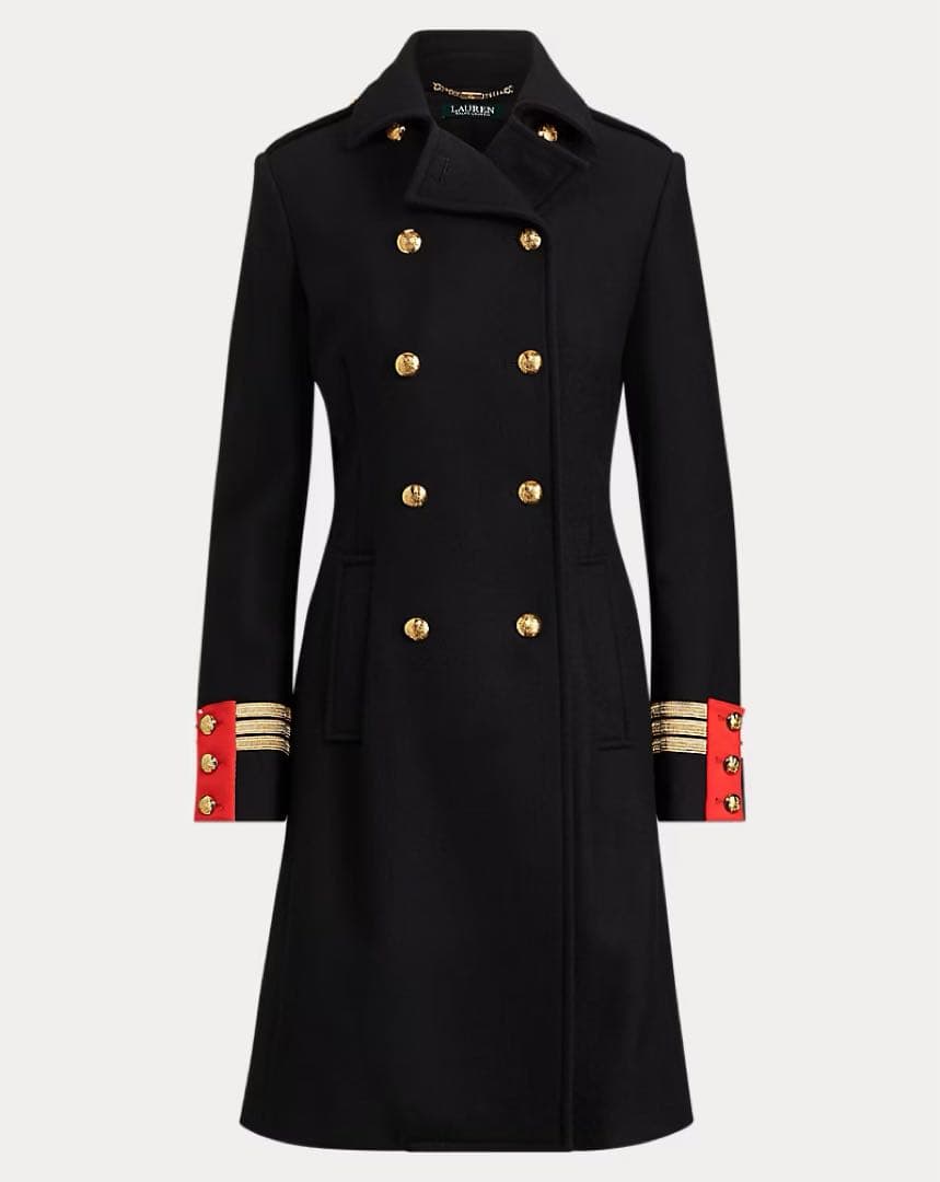 Ralph Lauren 希少 美品 金ボタン オフィサー ナポレオンコート