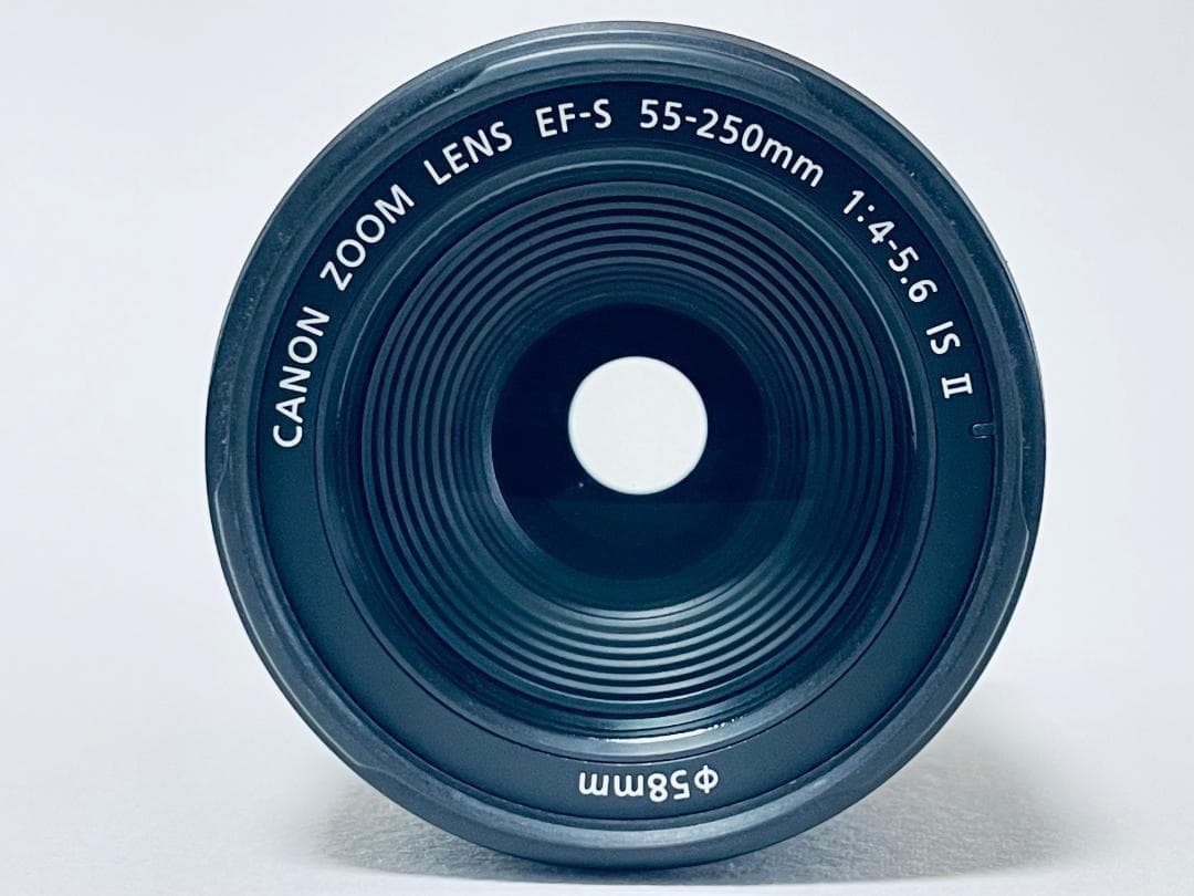 極美品☆キャノン EF-S 55-250mm IS II☆手ブレ補正付望遠レンズ