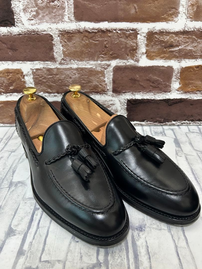 【極美品】ジョセフチーニー/タッセルローファー/ブラック（別注）